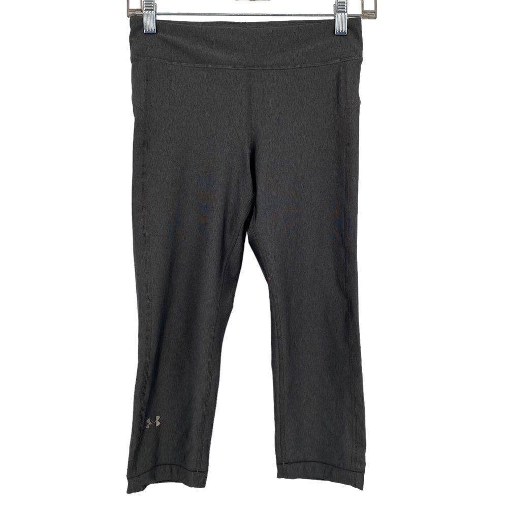 Under Armour Gray Capri Leggings Size S - Picture 2 of 6